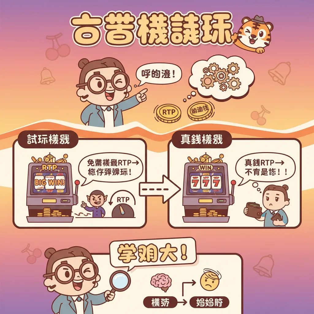 老虎機試玩技巧：如何透過免費試玩掌握RTP回報率與波動性
