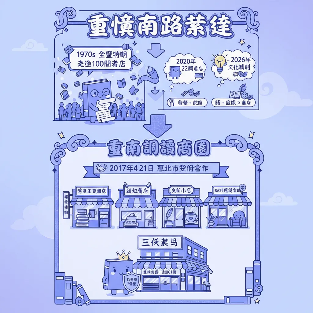2026年重慶南路書店街現況：從百間書店到「重南閱讀商圈」的轉型之路