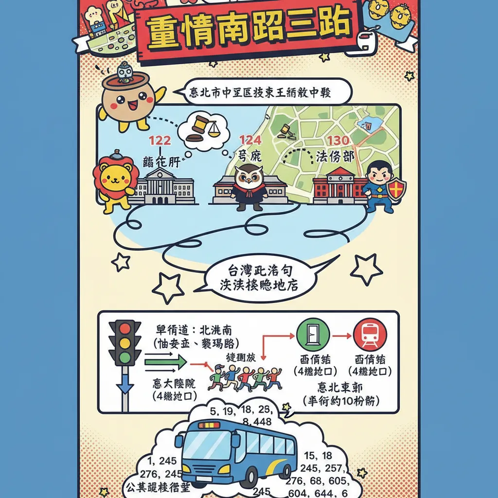重慶南路一段核心機能總覽：交通、機關與書店街現況