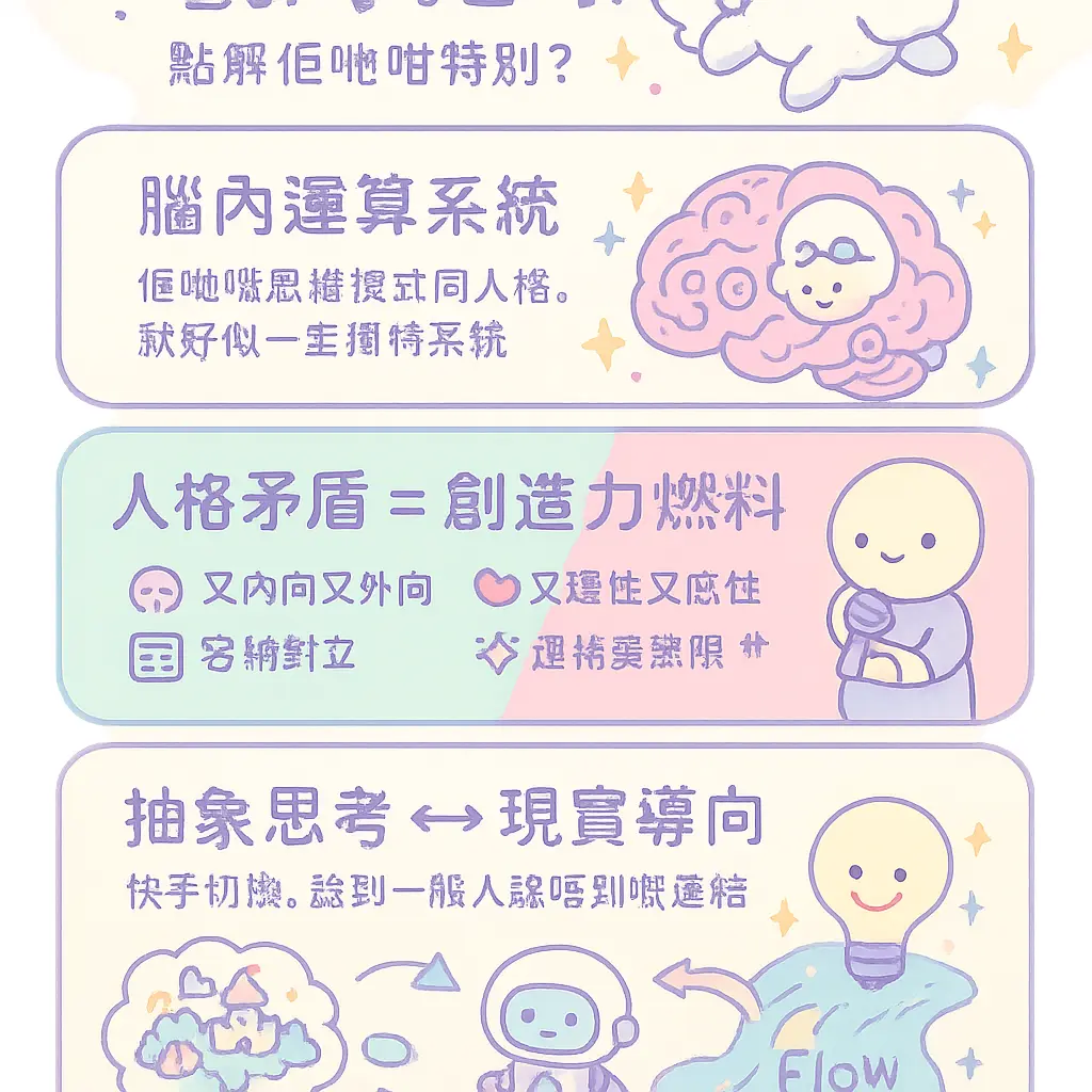 天馬行空的人 - 創造力