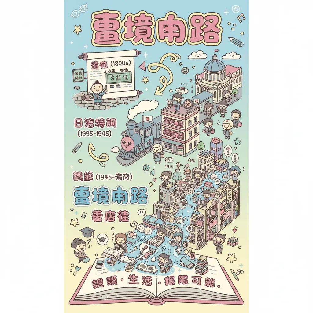重慶南路百年歷史：從清代府前街、日治本町通到戰後書店街的演變
