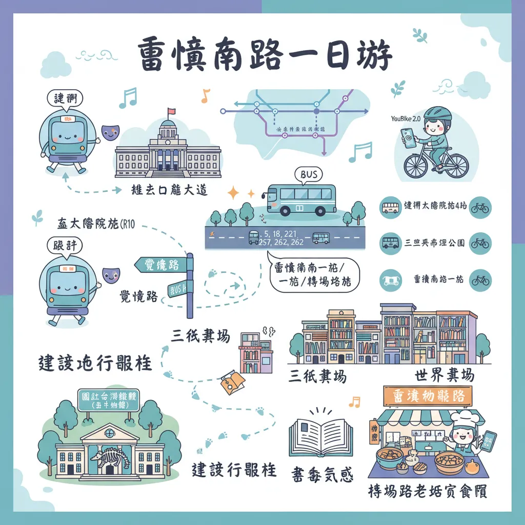 2026年重慶南路一日遊攻略：交通、書店、美食、打卡景點完整規劃