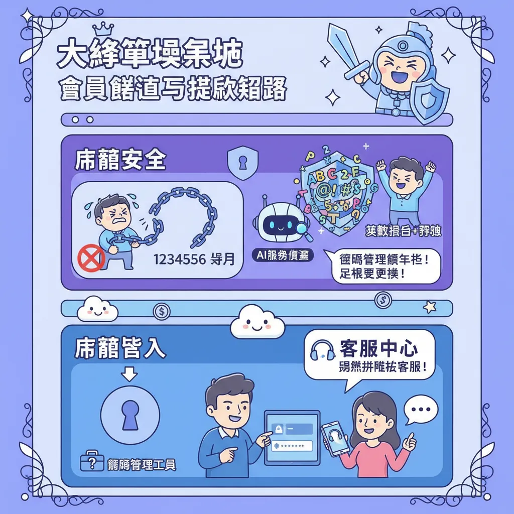 會員儲值與提款攻略