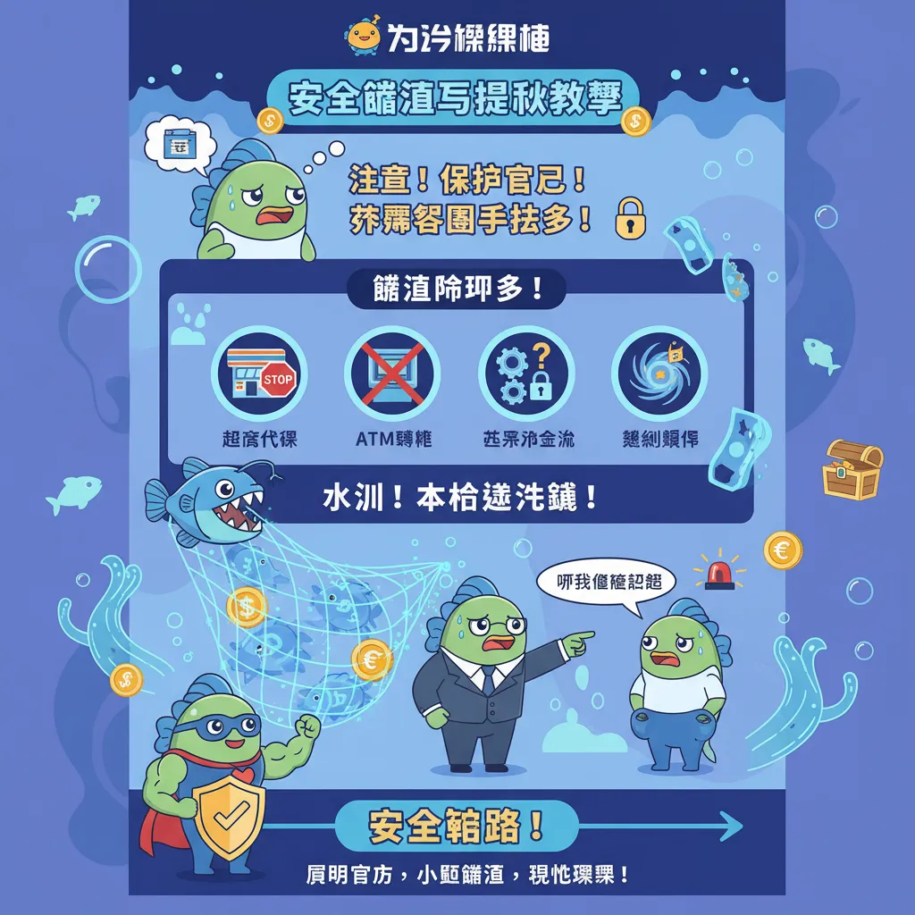 安全儲值與提款教學