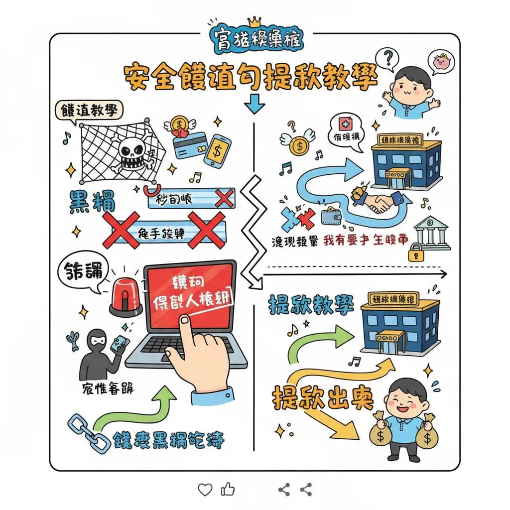 安全儲值與提款教學