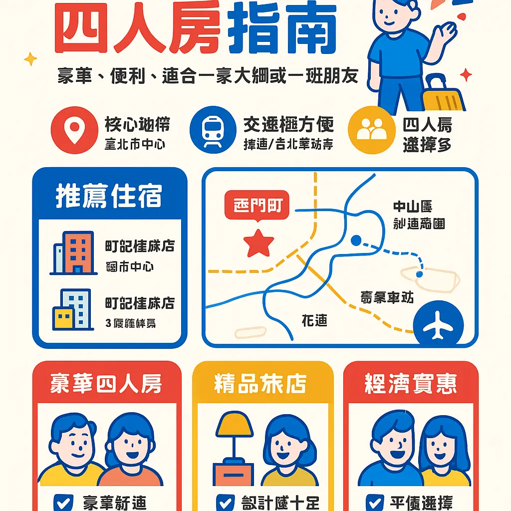 台北四人房 - 臺北市